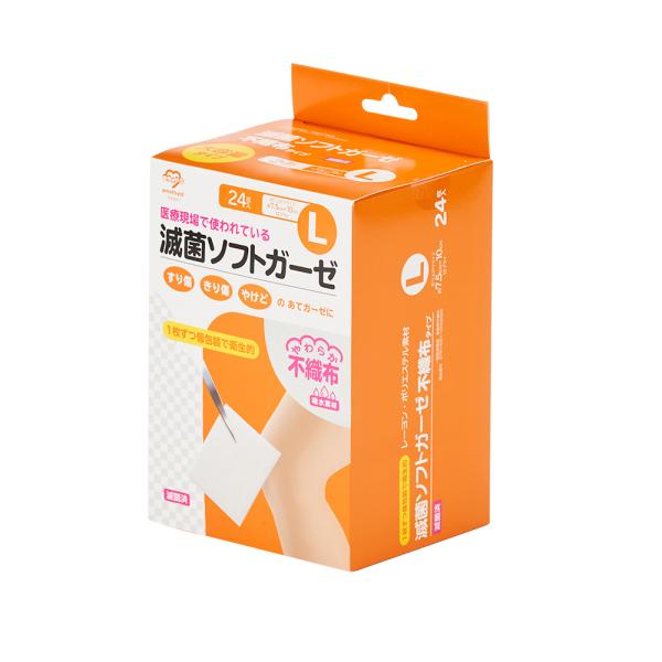 ■特長・優れた吸水性・やわらかくやさしい肌触り・1枚ずつ滅菌してありますので、衛生的に安心して使用できます・厚みがあるタイプ・ソフトで肌触りのよい不織布を使用しており、クッション性、吸収性にも優れています・すり傷、きり傷、やけど、眼帯のあて...