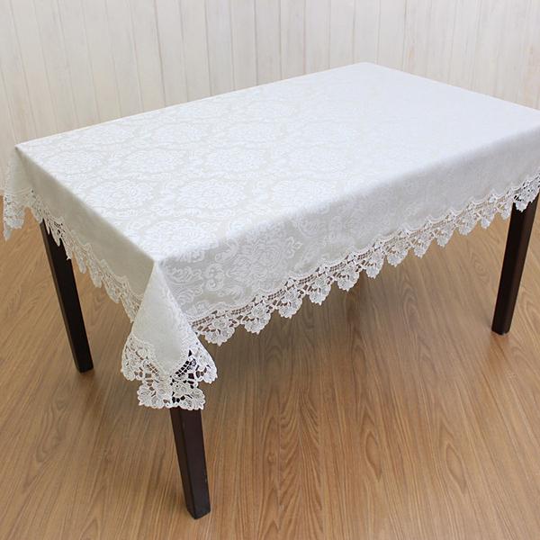 テーブルクロス 約120×160cm ダマスクローズ 模様替え