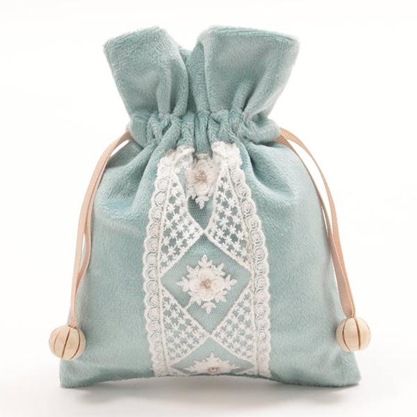 巾着 ミニマルデザイン 約13×18cm [Velinor] 小物入れ メイクポーチ