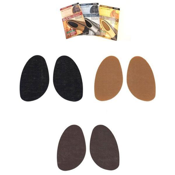 革底などの新しいフラットな靴底用の滑り予防ステッカーステッカータイプなので簡単に貼り付けれる！摩耗に強く靴底のすり減りを防ぐ! ノンスリップステッカー　紳士　メンズ　フリーサイズ　靴底　フラットな靴　底用革底　紳士靴　スベリ止め　ローファー...