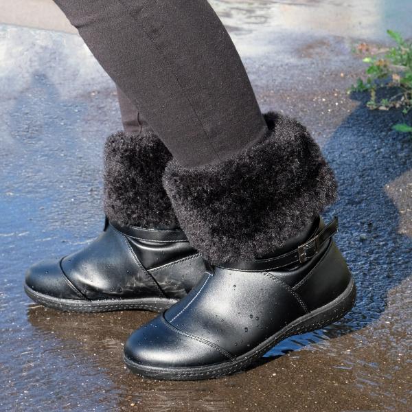 OUR　雨の日も寒い日も履けるショートブーツ　L 雨の日も寒い日も履けるショートブーツ – OURHOME