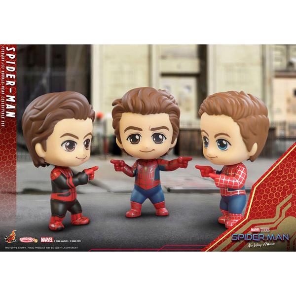 コスベイビー『スパイダーマン：ノー・ウェイ・ホーム』スパイダーマン(3体セット)[ホットトイズ]《発売済・在庫品》