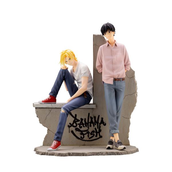 ARTFX J BANANA FISH アッシュ ＆ 英二 1/8 完成品フィギュア（再販
