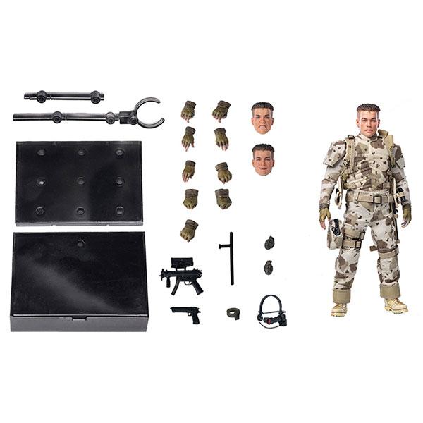 ハイヤトイズ ユニバーサルソルジャー リュック・デュブロー アクションフィギュア ユニバーサル・ソルジャー 1/12 アクションフィギュア リュック