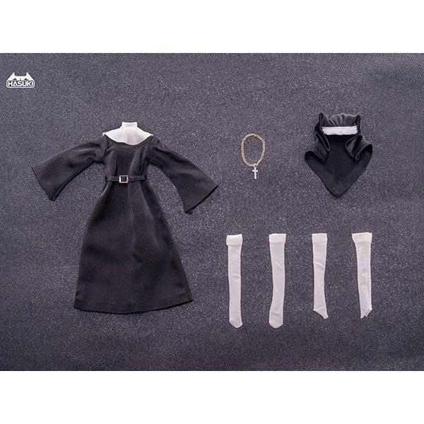 限定販売】CS-018 ドール用 シスター服セットB(ドール用)[HASUKI