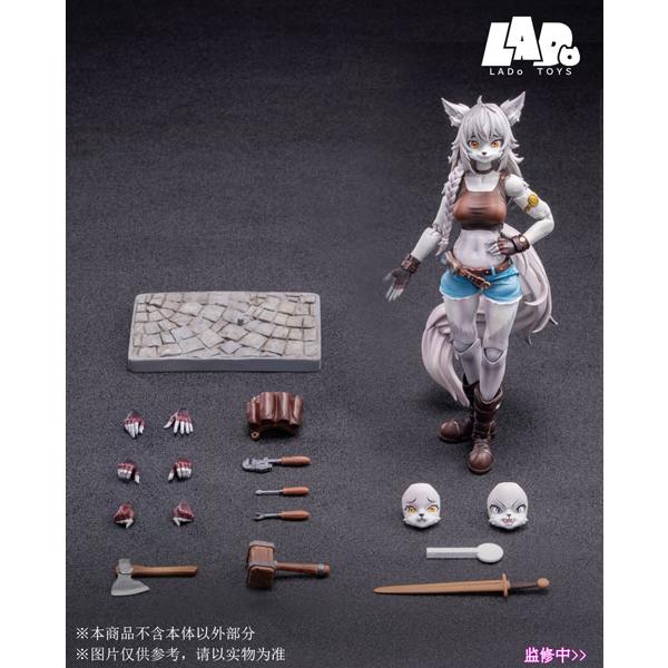 Liya ケモノ フィギュア セクシーなケモノ美少女の可動フィギュア「Liya 整備士Ver.」が
