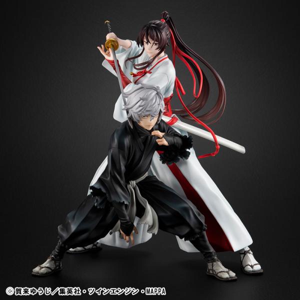 メガハウス Lucrea 地獄楽 画眉丸＆山田浅ェ門 佐切 完成品フィギュア amiami_figure-182173