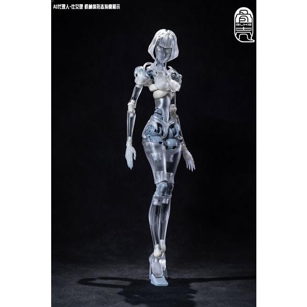 GK01FEC1 AI代理人 仕女型C1 透明Ver. 1/12スケール 可動フィギュア素