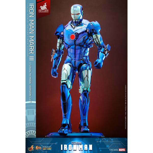 【限定販売】ムービー・マスターピース DIECAST アイアンマン・マーク3(ステルス・モード/2.0版)[ホットトイズ]【送料無料】《発売済・在庫品》