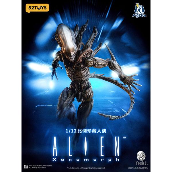 FIGLITE エイリアン ゼノモーフ 1/12 アクションフィギュア[52TOYS