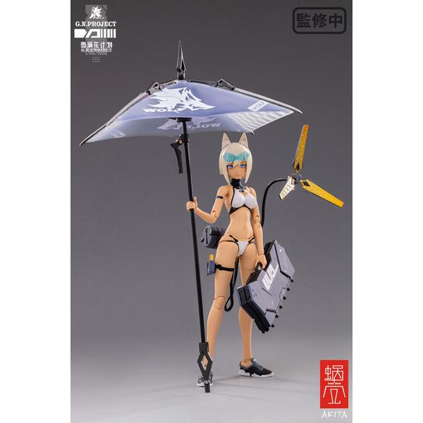 G.N. PROJECT 001 WOLF-01 水着版　未開封 限定販売】『G.N.PROJECT』第1.5弾 WOLF-001 水着素体・武装セット 1