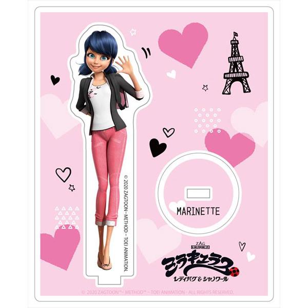 ミラキュラスレディバグ&シャノワール」 アクリルスタンドマリネット