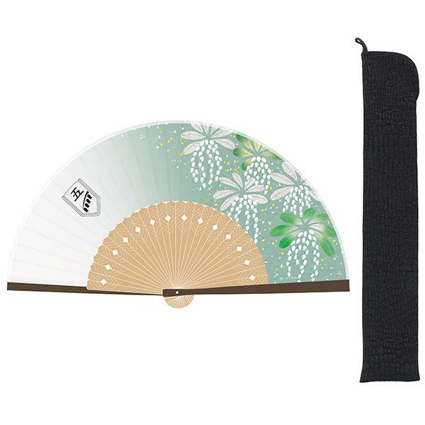 限定販売】BLEACH 扇子(袋セット) 五番隊/馬酔木(あしび)[舞扇堂