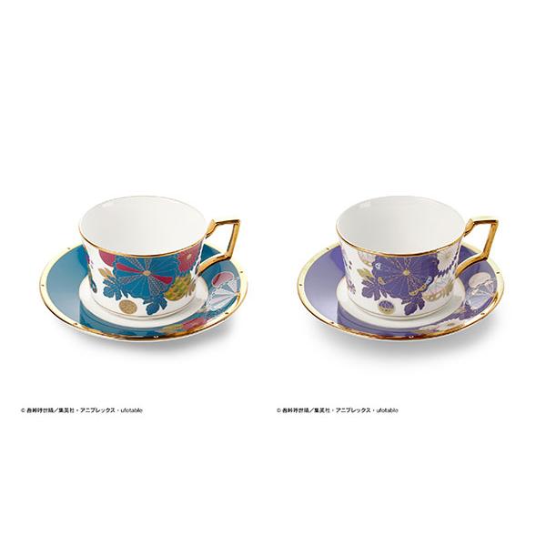 アニメ「鬼滅の刃」 ノリタケ 冨岡義勇＆胡蝶しのぶ カップ＆ソーサー