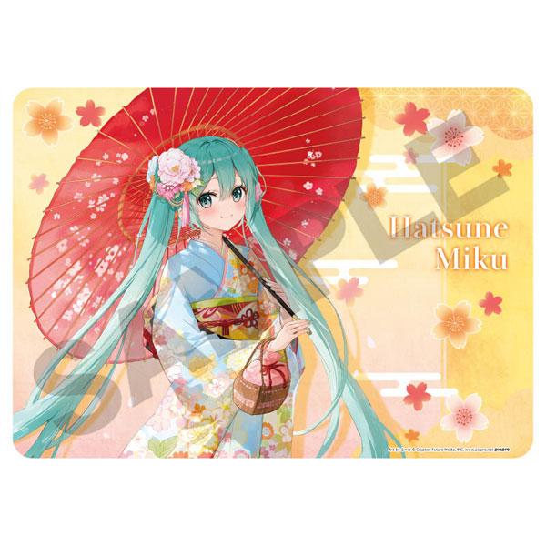 初音ミク ラバーマット はんなり京都　３種セット CRUX（クラックス） 初音ミク ラバーマット 和服散歩 はんなり京都