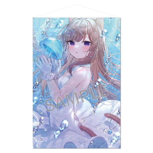 まふゆ B2タペストリー アクア レオちゃん（再販）[ブレンドリーム]《１０月予約》