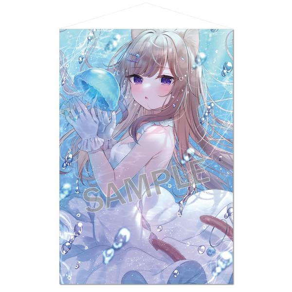 まふゆ B1タペストリー アクア レオちゃん（再販）[ブレンドリーム]《１０月予約》
