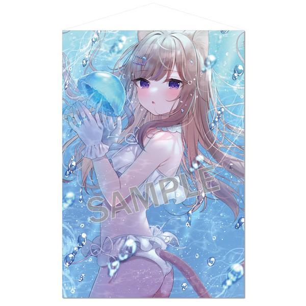 まふゆ B1タペストリー アクア レオちゃんExtra Edition（再販）[ブレンドリーム]《１０月予約》