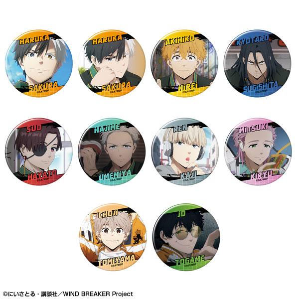 TVアニメ「WIND BREAKER」 トレーディング缶バッジ 10個入りBOX 