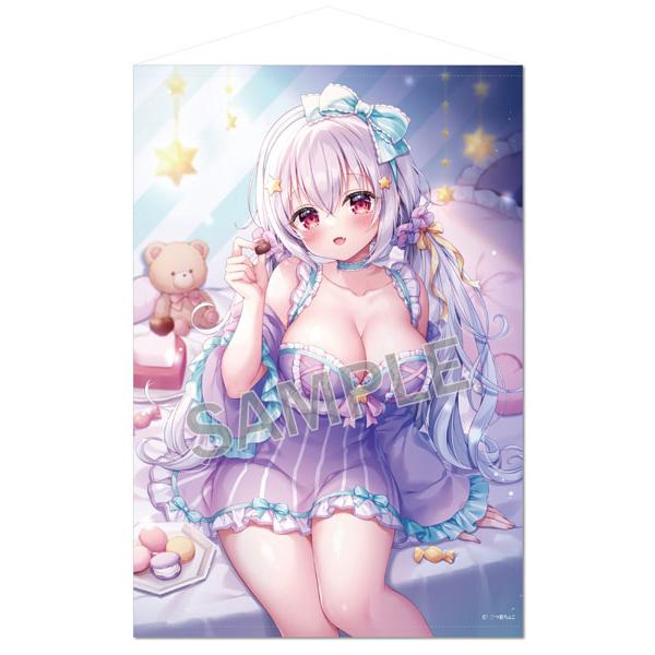 三つ葉ちょこ B1タペストリー -Sweet Night-吸血鬼ちゃん（再販）[ブレンドリーム]《１０月予約》