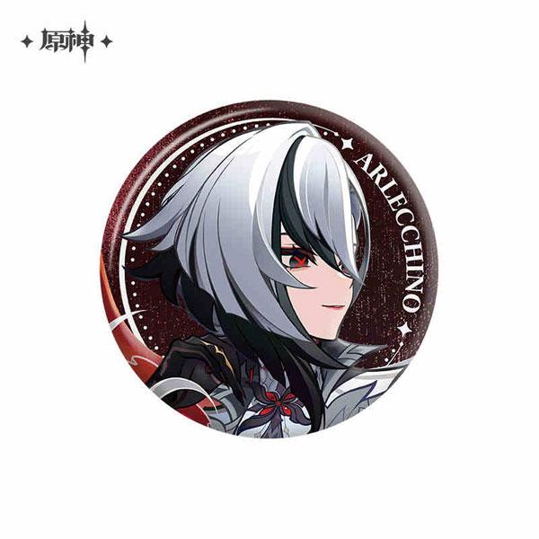 原神 アプデ情報解禁シリーズ 缶バッジ アルレッキーノ[miHoYo]《発売