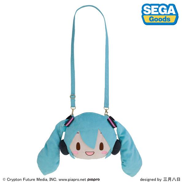 セガ 初音ミク ふわぷち フェイスショルダーバッグ 初音ミク ふわぷち フェイスショルダーバッグ(M)[セガ フェイブ