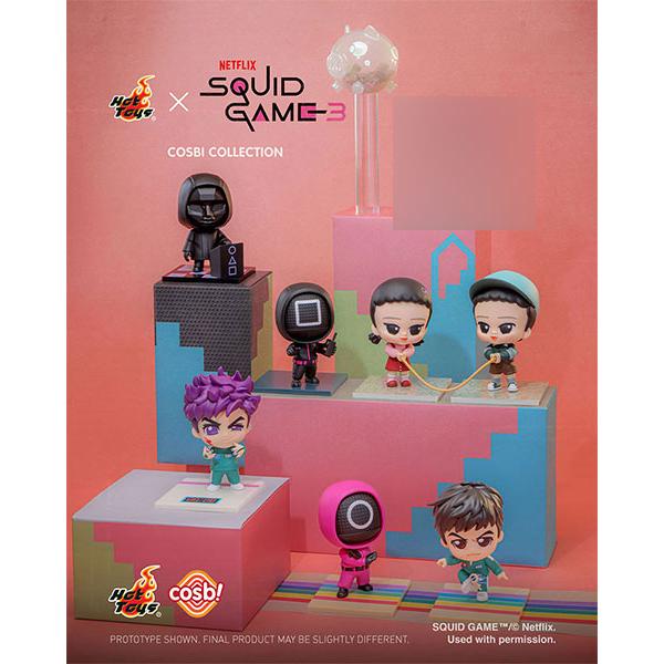 イカゲーム コスビ フィギュア最新 ８点セット ホットトイズ コスビ『イカゲーム』シリーズ2 8個入りBOX[ホット