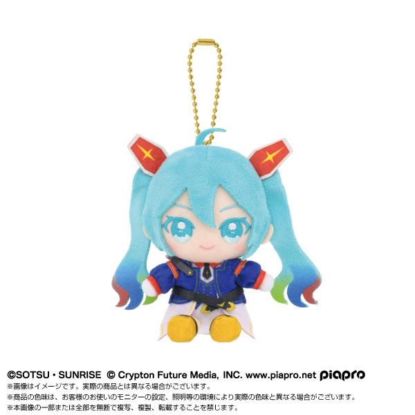 ガンダム45周年×初音ミク Chibiぬいおすわりマスコット 初音ミク×機動戦士ガンダム（再販）[バンダイナムコヌイ]《発売済・在庫品》