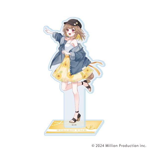 アクリルスタンド「Million Production」14/音ノ瀬らこ 夏デートver.(描き起こしイラスト)[A3]《在庫切れ》