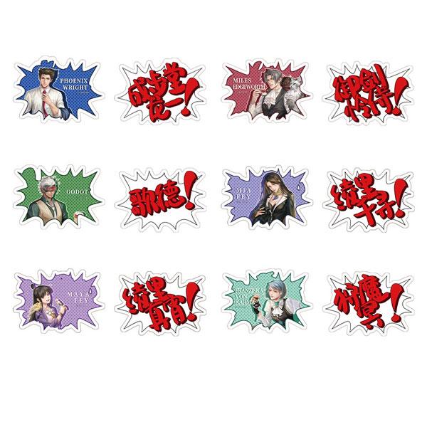 逆転裁判 動物シリーズ トレーディングアクリルカード 6枚入りBOX[KUMAGUZI]《発売済・在庫品》