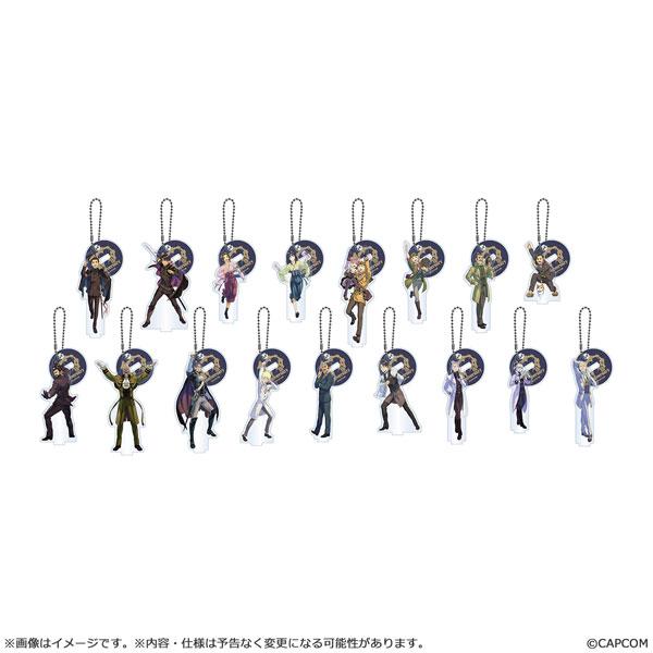 大逆転裁判 〜拾周年万華ノ宴〜 アクリルスタンドキーホルダーコレクション 17個入りBOX[カプコン]《発売済・在庫品》