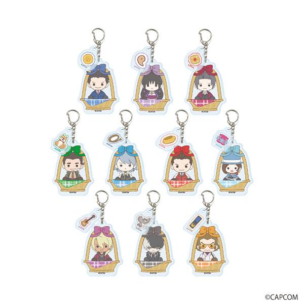 パーツ付きアクリルキーホルダー「逆転裁判」シリーズ01/ぽてぬい
