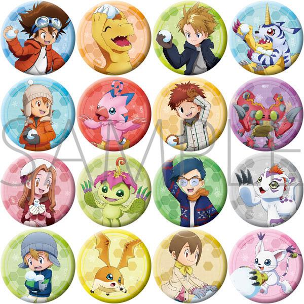 デジモンアドベンチャー キャラバッジコレクション 16個入りBOX[ムービック]《発売済・在庫品》