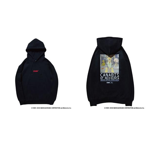 リンダキューブ30周年 リンダキューブパーカー ブラックB XL[Lam