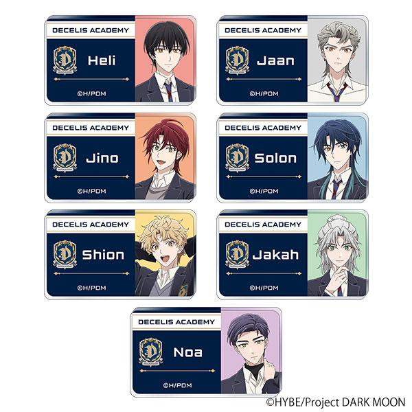 DARK MOON -黒の月： 月の祭壇- アクリルネームクリップコレクション 7個入りBOX[ムービック]《発売済・在庫品》