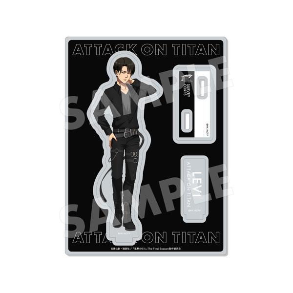 進撃の巨人 Black ＆ White ver. アクリルスタンド 02 リヴァイ(Black