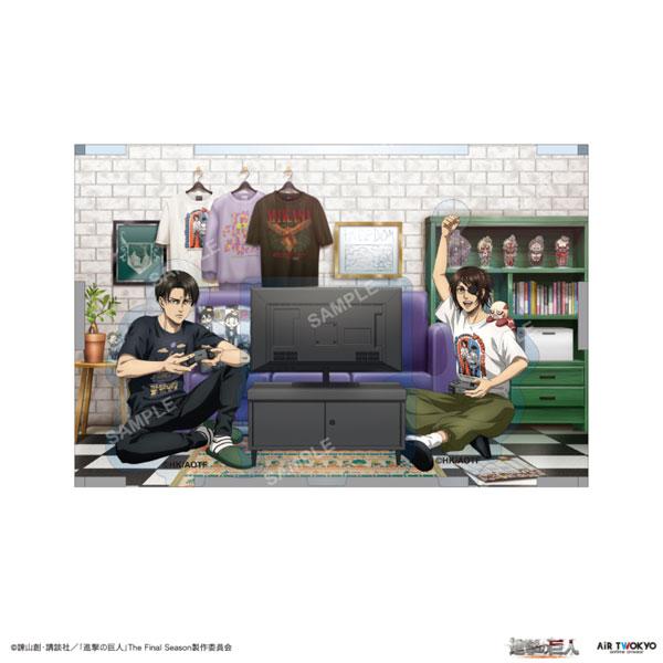 TVアニメ『進撃の巨人』The Final Season 完結編 アクリルジオラマ 2(リヴァイ＆ハンジ)[AIR TWOKYO]《発売済・在庫品》