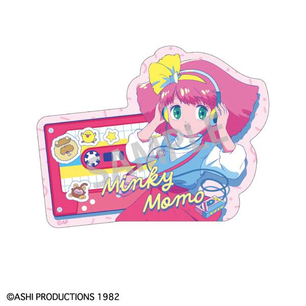 魔法の天使クリィミーマミ×魔法のプリンセスミンキーモモ ダイカットステッカー ミンキーモモ レトロテイスト[カミオジャパン]《発売済・在庫品》