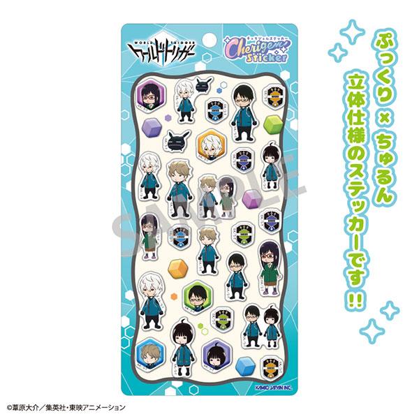ワールドトリガー Cherigem Sticker ブルー[カミオジャパン]《１２月予約》