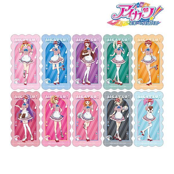 アイカツ！ 10th STORY〜未来へのSTARWAY〜 描き下ろし レトロストライプver トレーディングダイカットステッカー BOX[アルマビアンカ]《１０月予約》