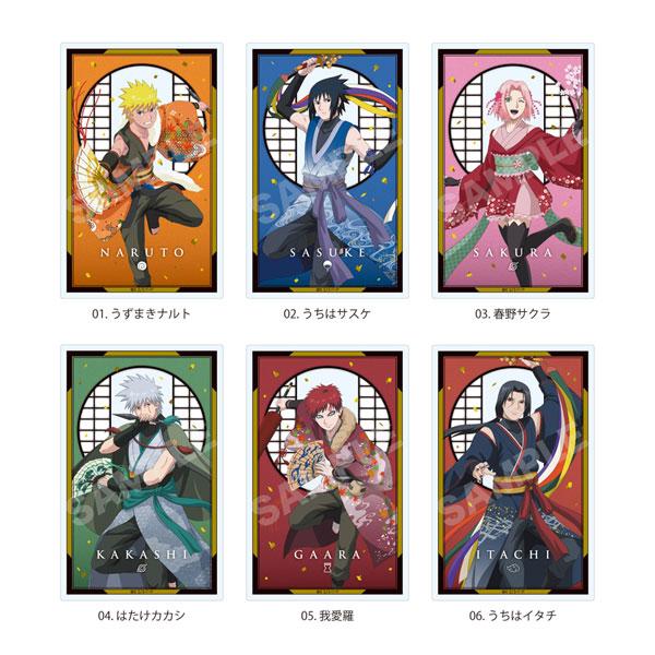 NARUTO-ナルト-疾風伝 演舞ver. クリアシート 01 全6種 コンプリートBOX[CS.FRONT]《１０月予約》