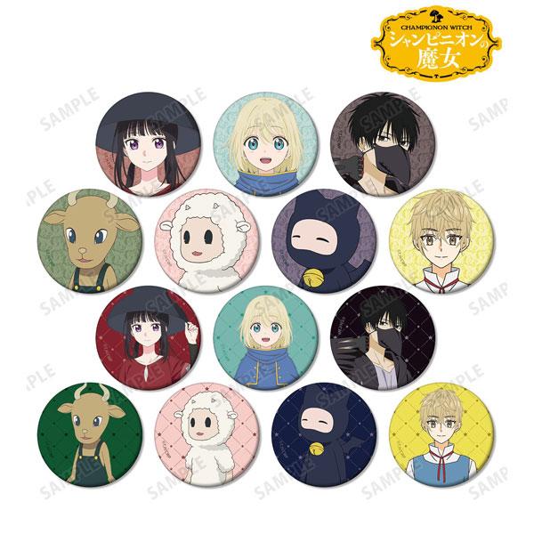 TVアニメ『シャンピニオンの魔女』 トレーディングマット缶バッジ 14個入りBOX[アルマビアンカ]《１１月予約》