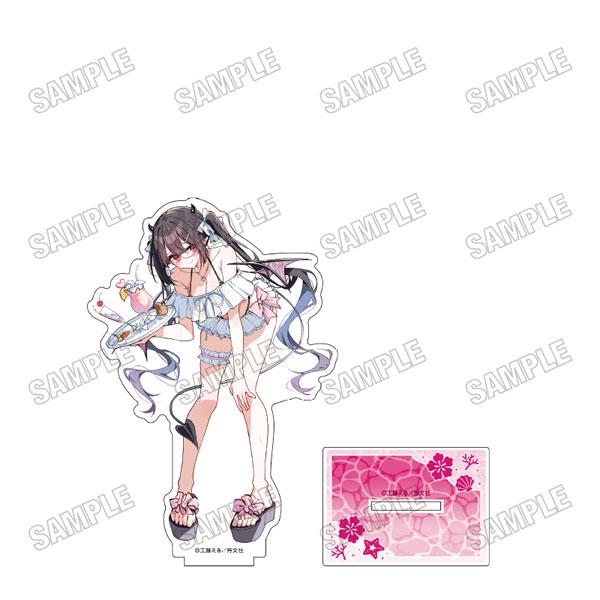 「江口さんちの純情サキュバス」 描き下ろしBIGアクリルスタンド [海の家ver.] (1)夜咲ミア[メディコス・エンタテインメント]《１２月予約》