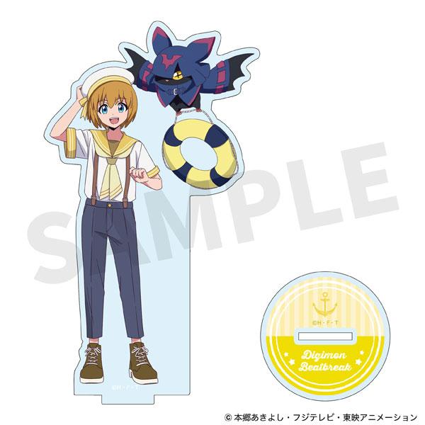 DIGIMON BEATBREAK アクリルスタンド マコト＆キロプモン(マリンルックver)[松本商事]《１１月予約》