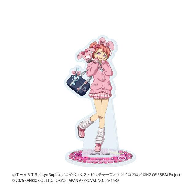 アクリルスタンド「KING OF PRISM 10th ANNIVERSARY×サンリオキャラクターズ」16/西園寺レオ×ぼんぼんりぼん[A3]《１１月予約》