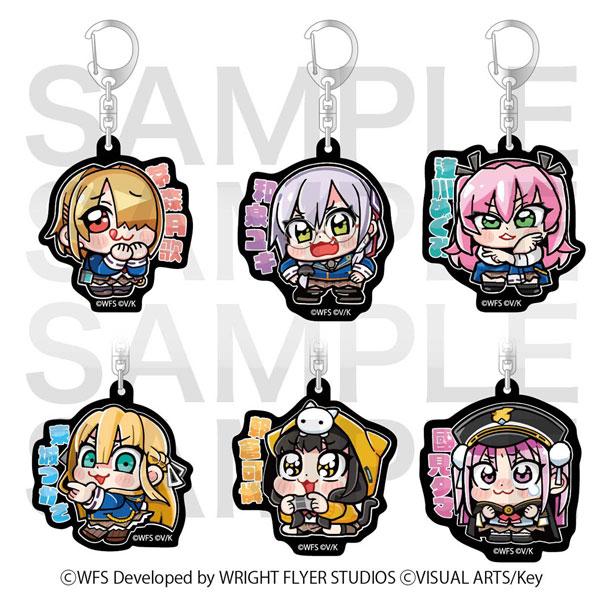 ヘブンバーンズレッド Art by 大川ぶくぶ トレーディングブラックアクリルキーホルダー 6個入りBOX[イーディス]《１２月予約》