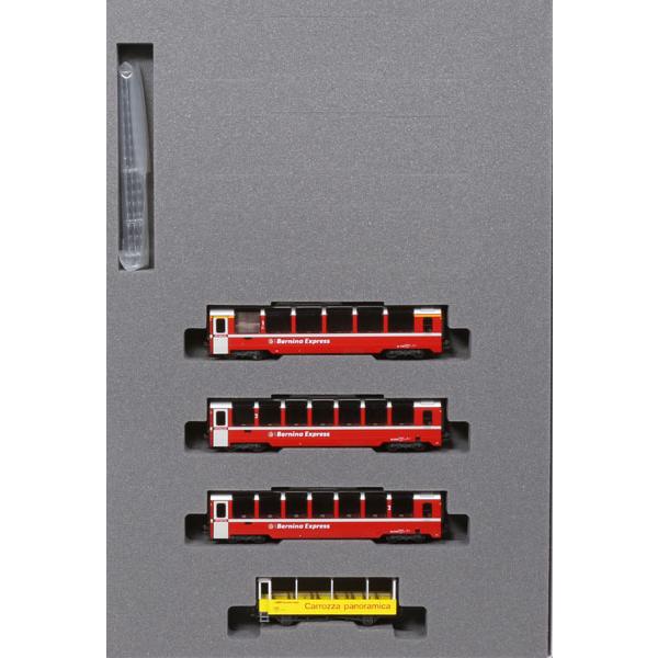10-1656 レーティッシュ鉄道〈ベルニナ急行(新ロゴ)〉増結セット(4両)（再販）[KATO]《１１月予約》