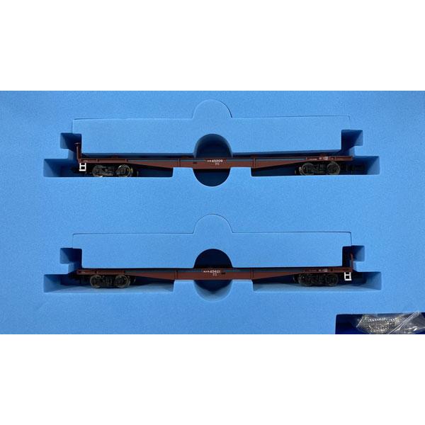 A3154 コキ5500 (45500番代) 青帯 2両セット[マイクロエース]《発売済・在庫品》