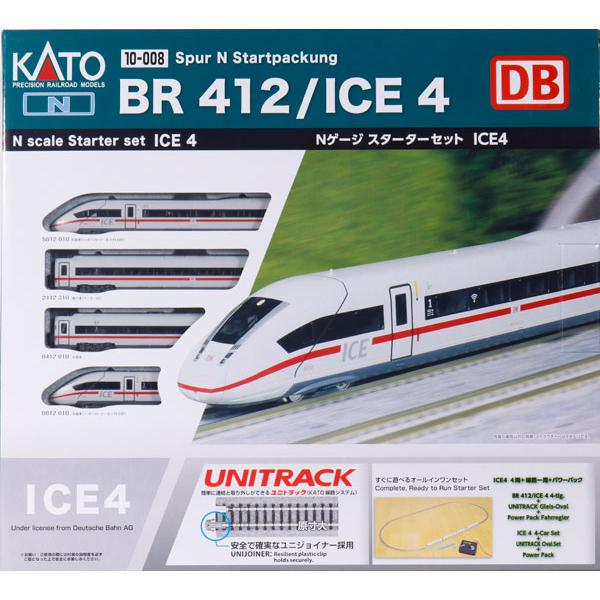 10-008 Nゲージスターターセット ICE4[KATO]【送料無料】《発売済・在庫品》