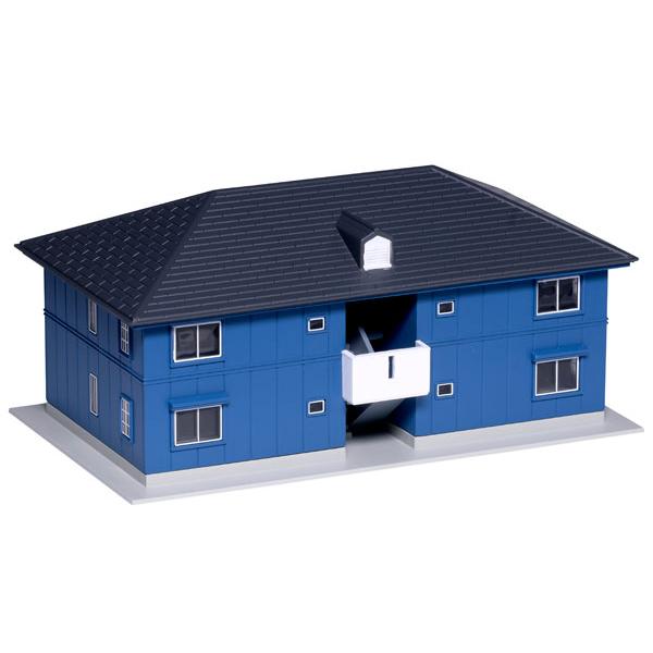 23-402D 二階建アパート(ネイビー)[KATO]《発売済・在庫品》